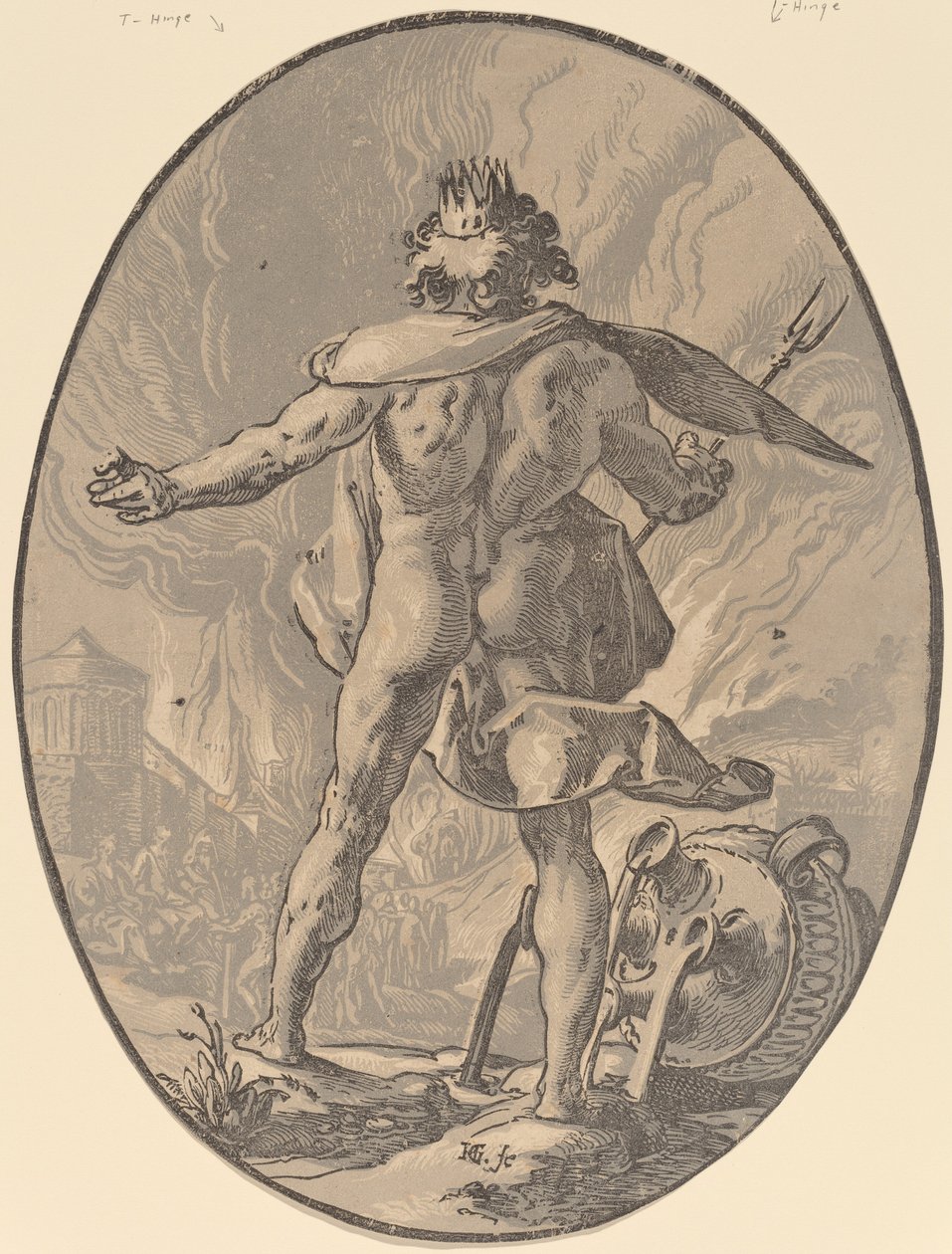 Pluto by Hendrik Goltzius