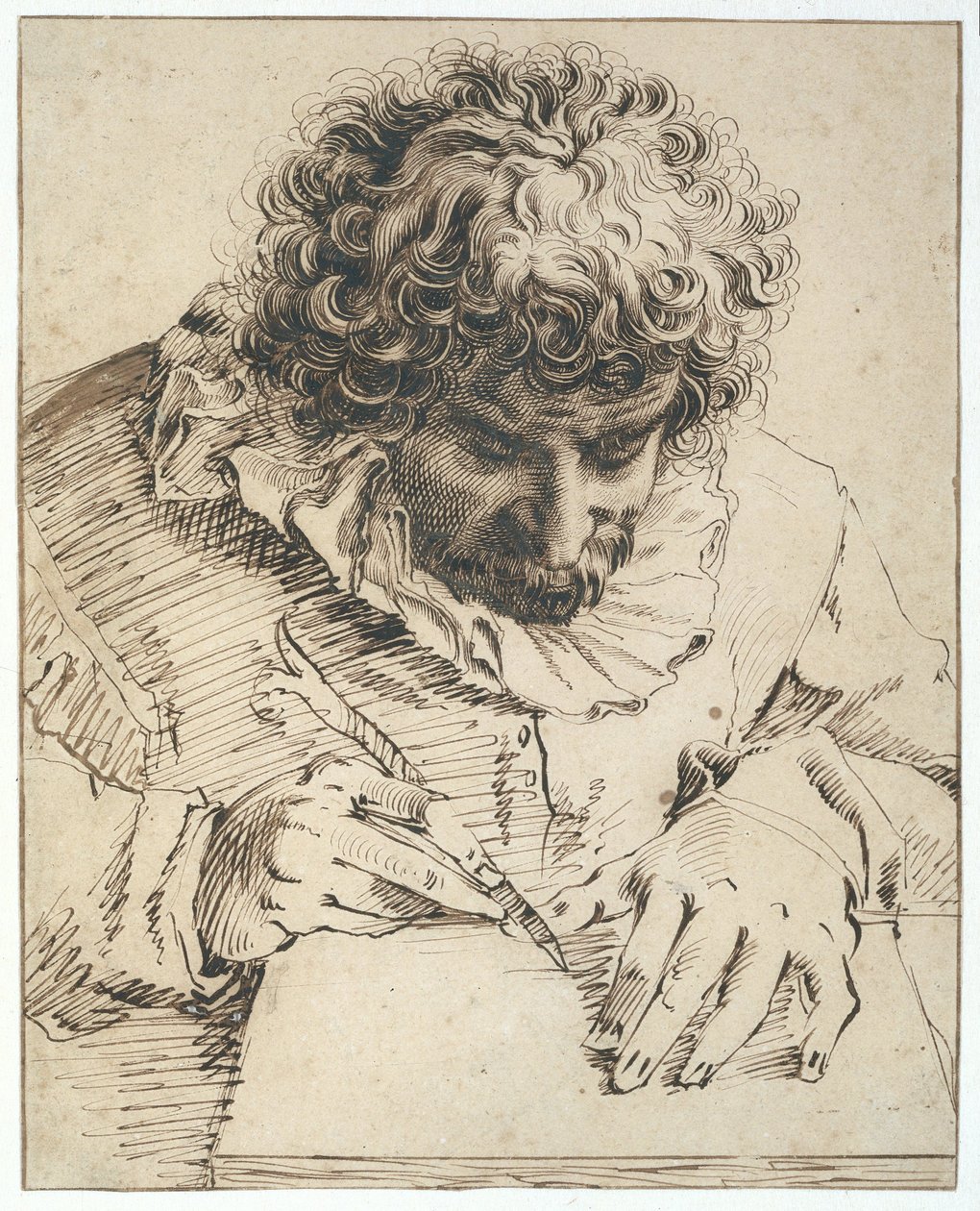 Portrait of Gillis van Breen by Hendrik Goltzius