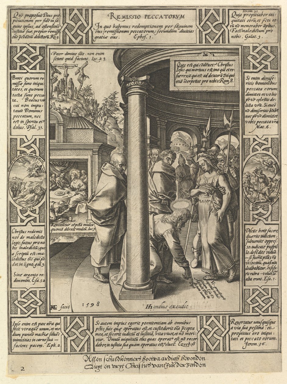 Remissio Peccatorum, from the Allegories on the Christian Creed by Hendrik Goltzius