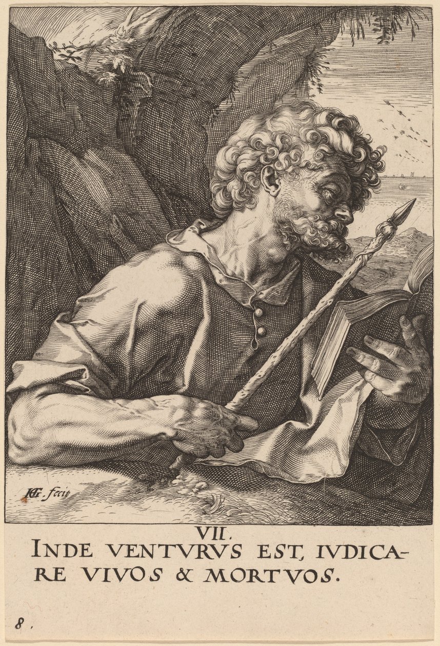 Saint Thomas by Hendrik Goltzius