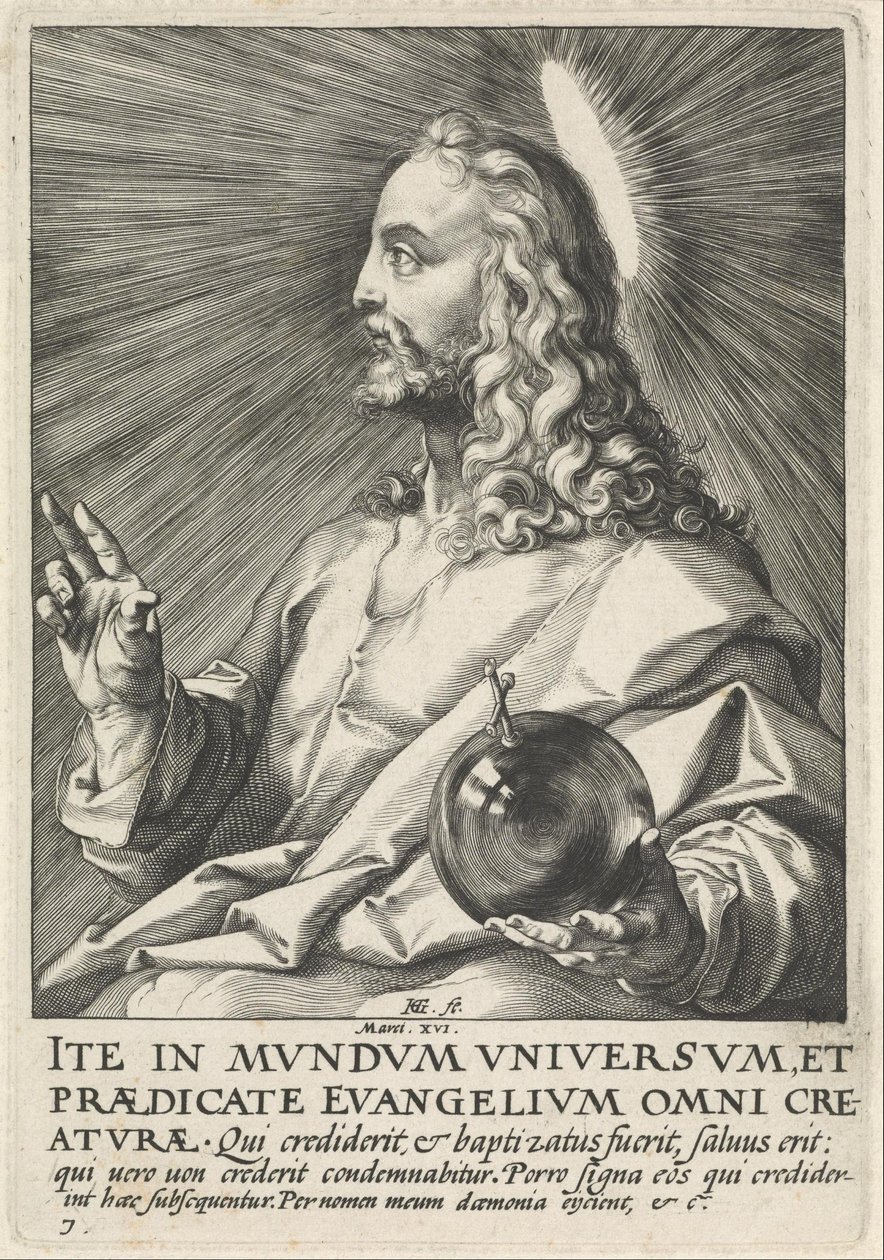 Salvator Mundi by Hendrik Goltzius