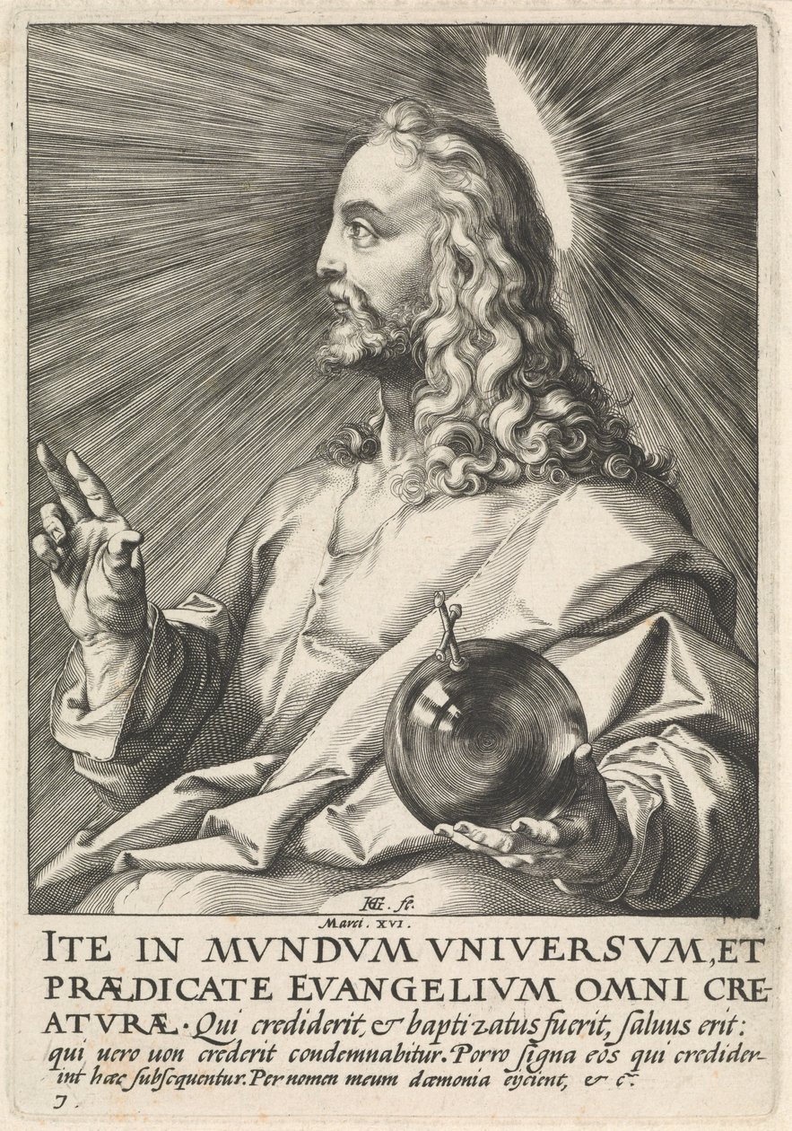 Salvator Mundi by Hendrik Goltzius