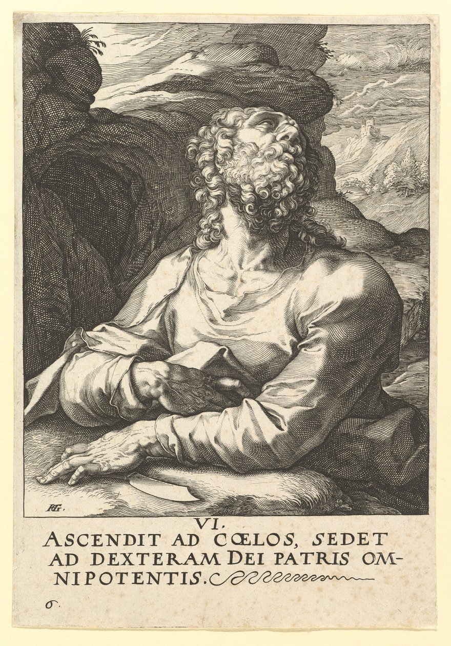 St. Bartholomew, ca. 1589 by Hendrik Goltzius