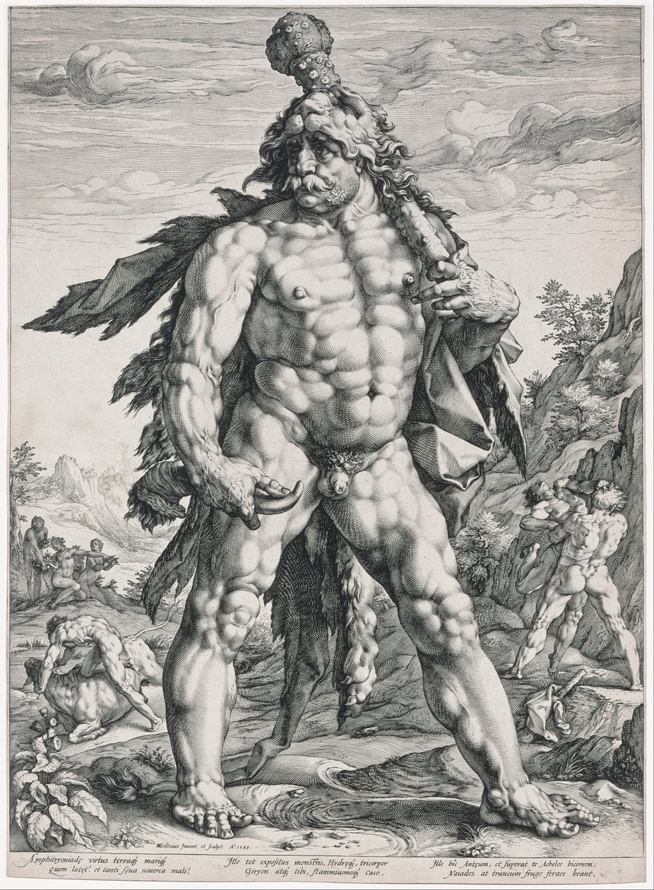 The Great Hercules by Hendrik Goltzius