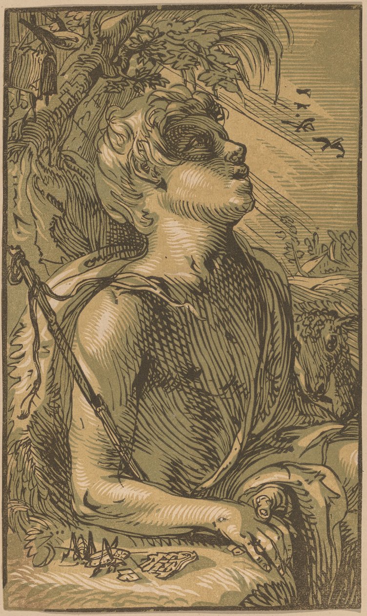 The Young Saint John the Baptist by Hendrik Goltzius