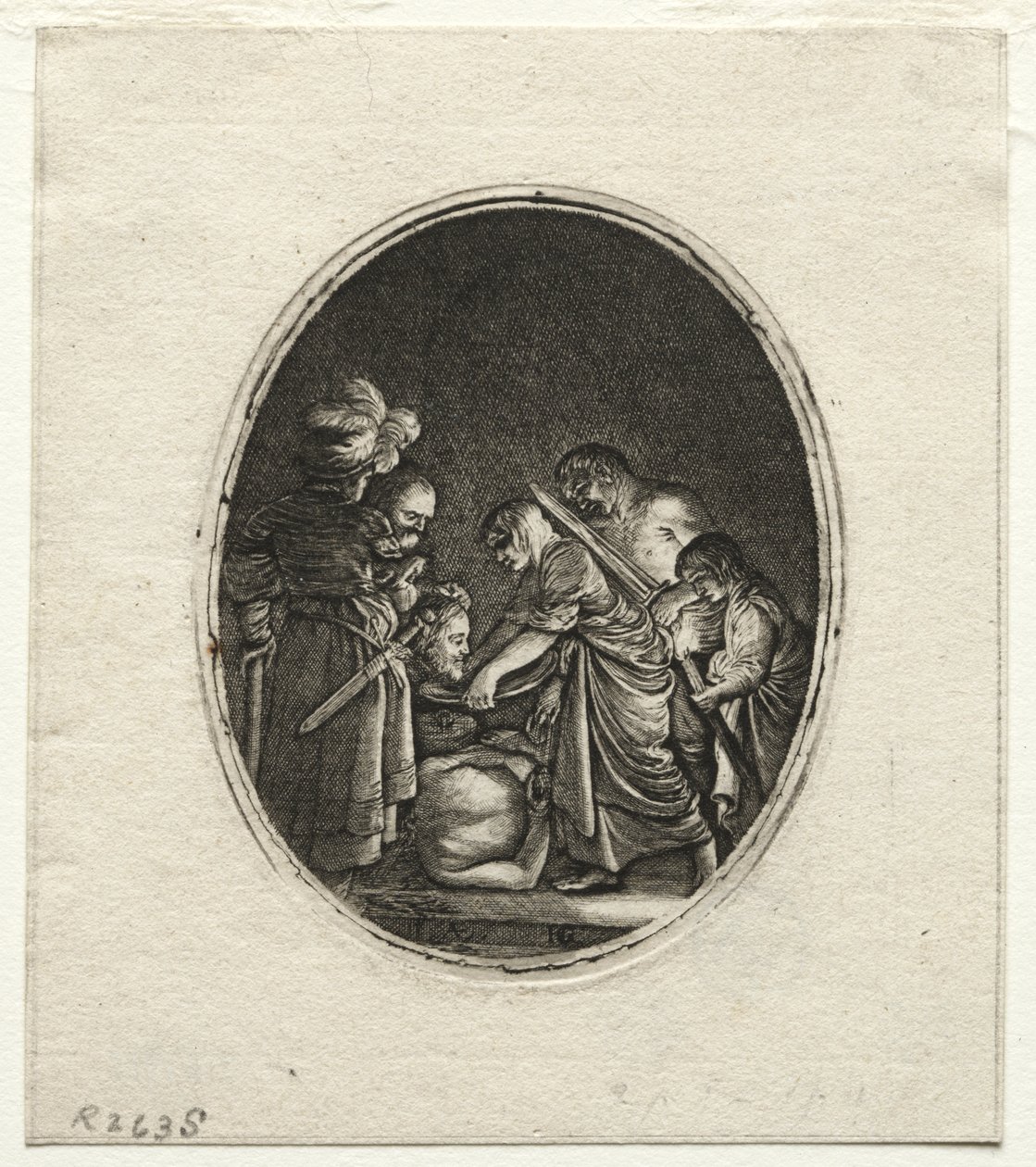 The Beheading of Saint John the Baptist by Hendrik Goudt