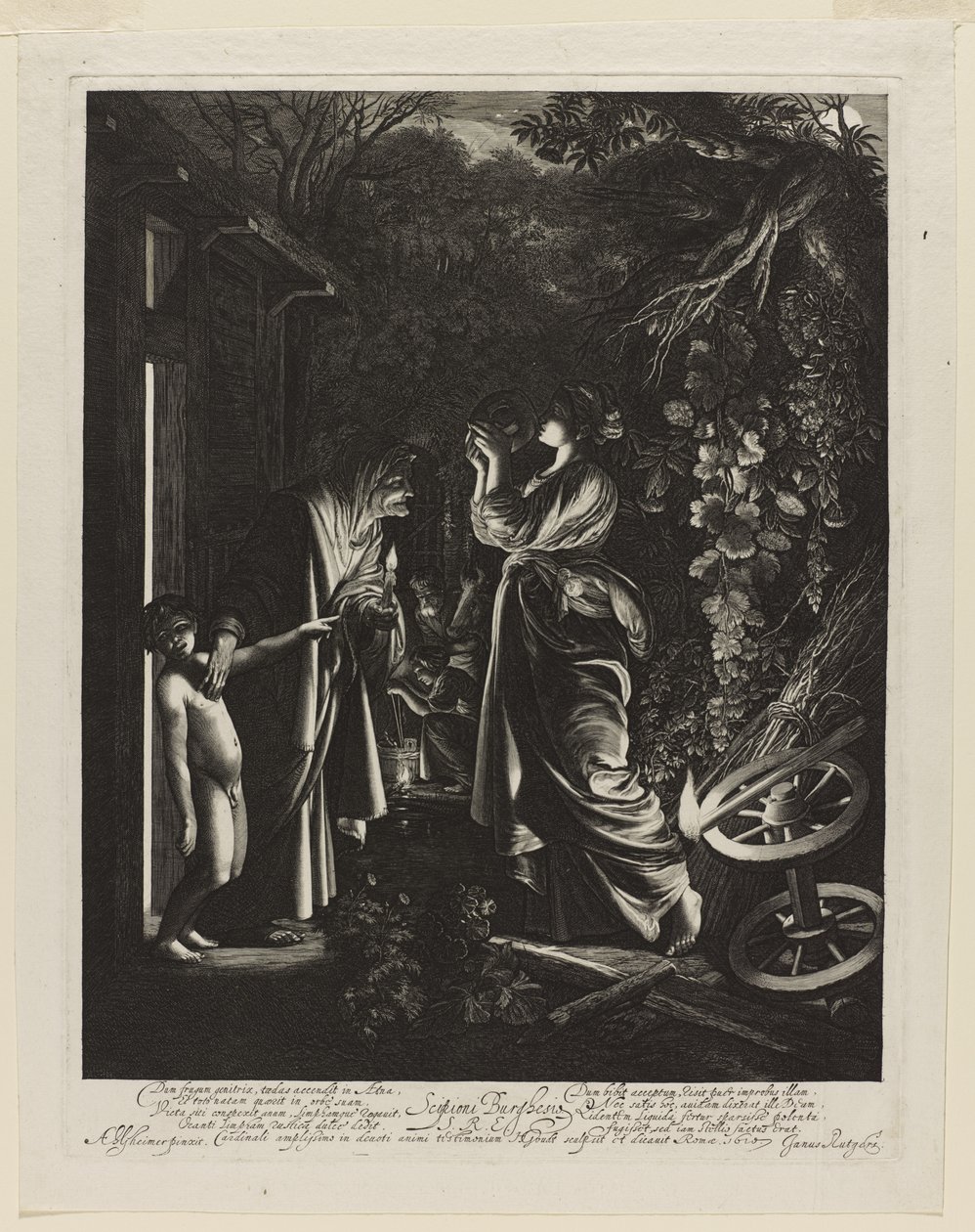 The Mocking of Ceres (Ceres Seeking Her Daughter) by Hendrik Goudt