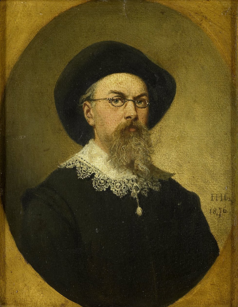 Self Portrait by Hendrik Hollander Cz.