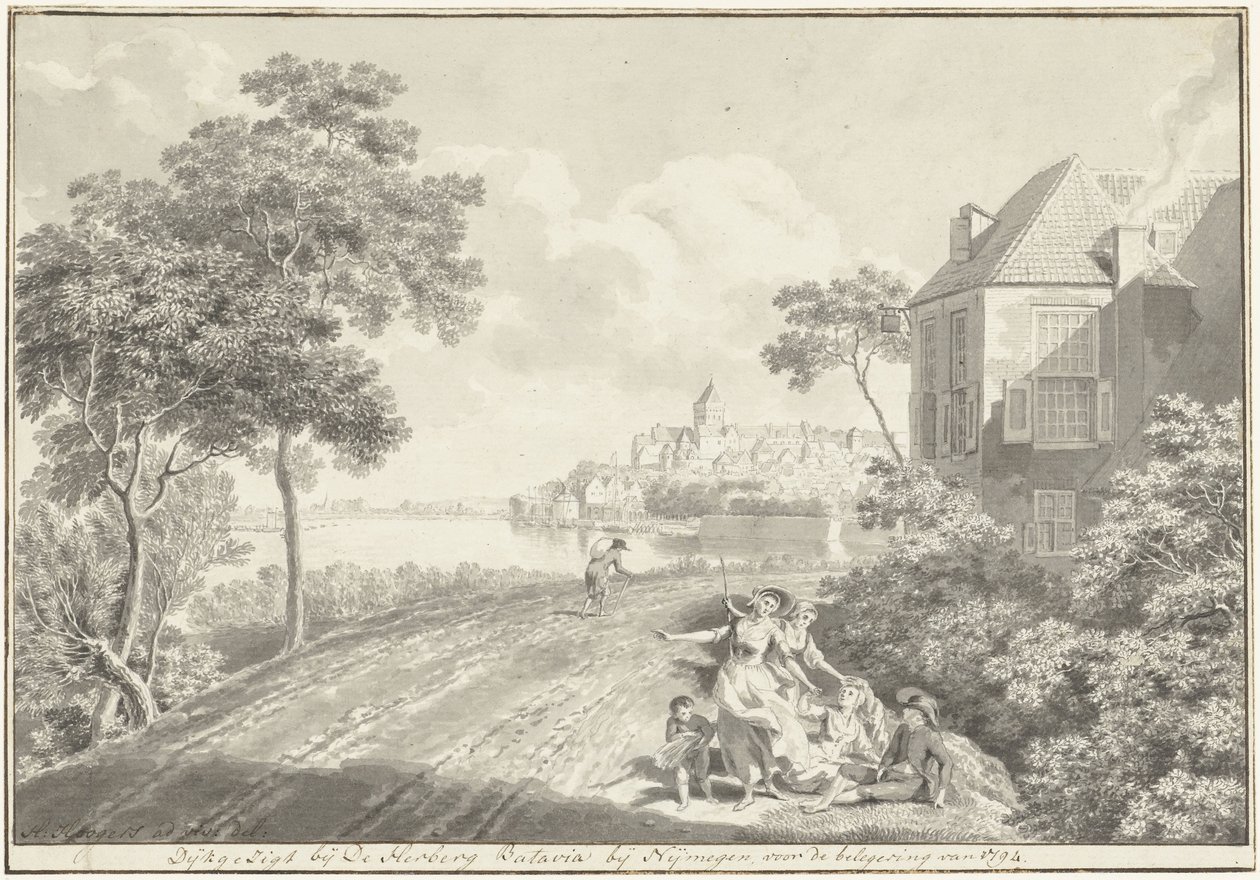 View of Nijmegen by Hendrik Hoogers