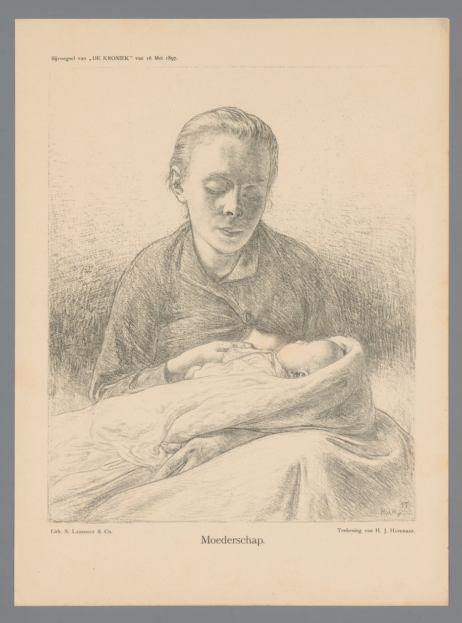 Motherhood by Hendrik Johannes Haverman