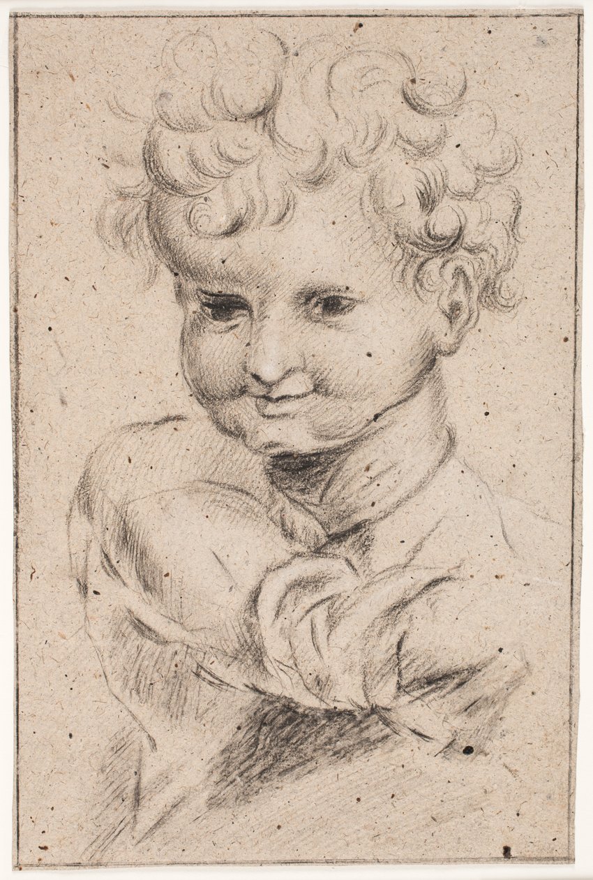 Child Study, Head and Upper Body by Hendrik Krock