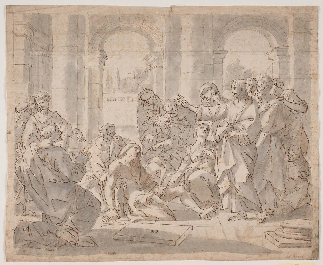 The Raising of Lazarus by Hendrik Krock