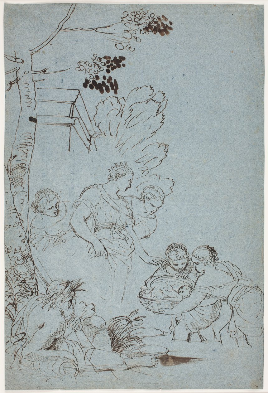 Moses Found in the Nile by Hendrik Krock