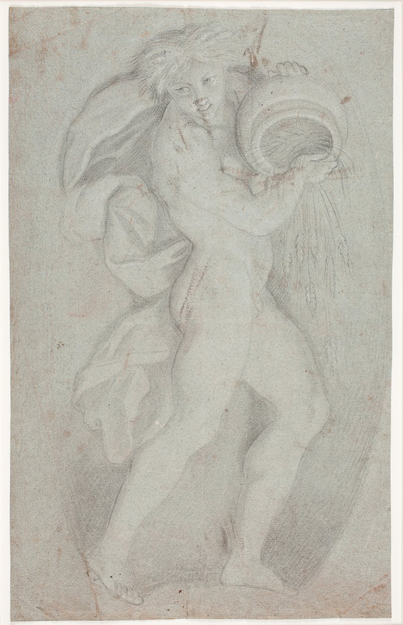 Standing young man holding a jar by Hendrik Krock