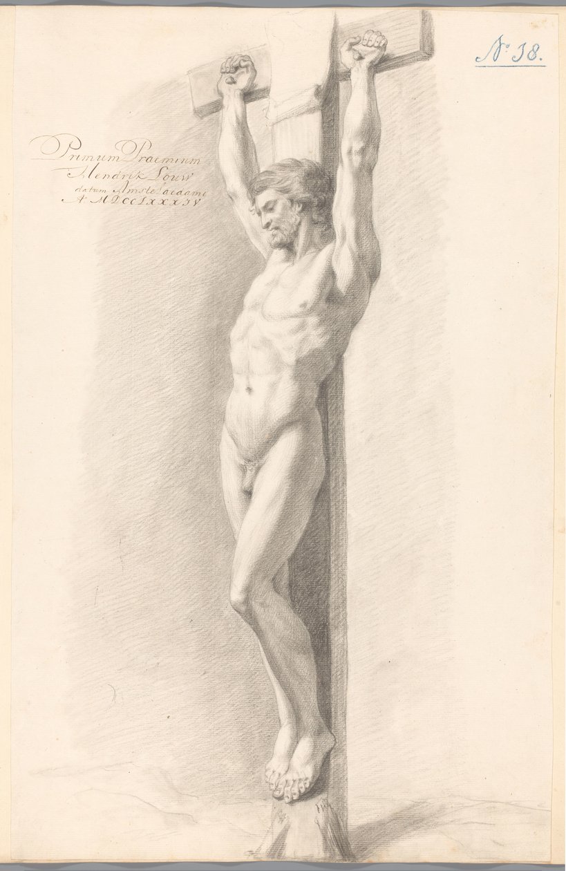 Christ on the Cross (1st Prize 1784) by Hendrik Louw