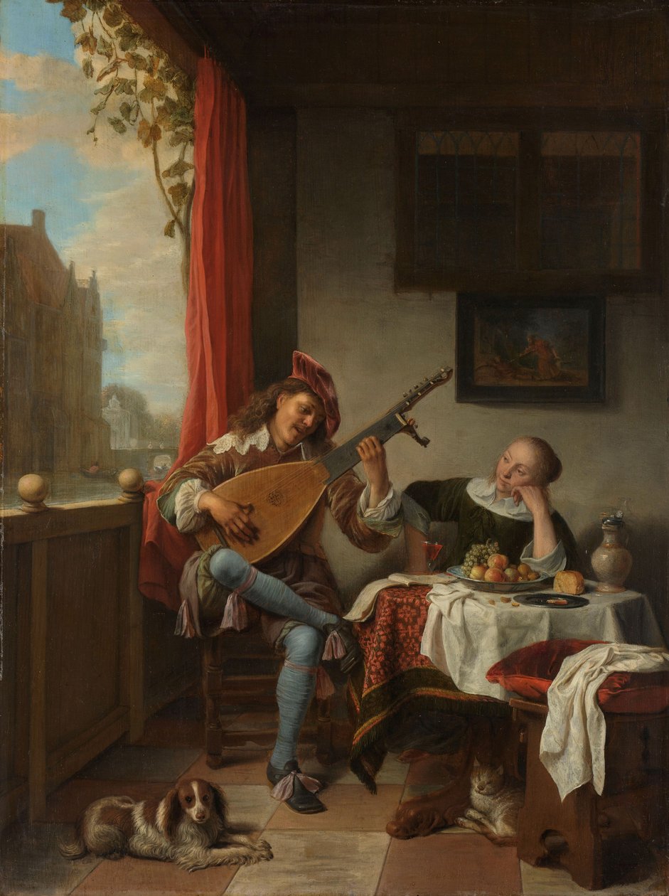 The Lute Player by Hendrik Martensz Sorgh