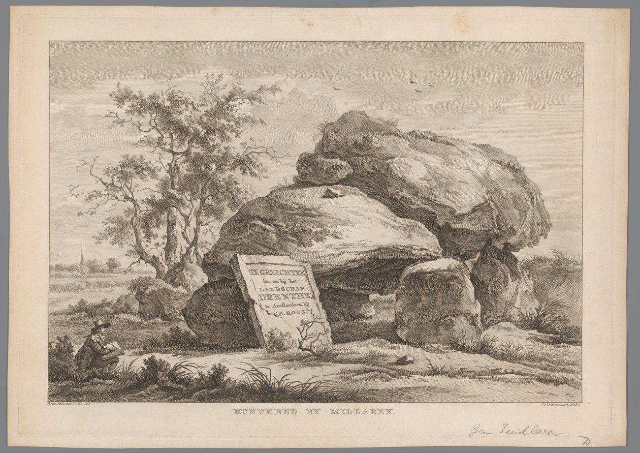 Dolmen near the Village of Midlaren by Hendrik Schwegman