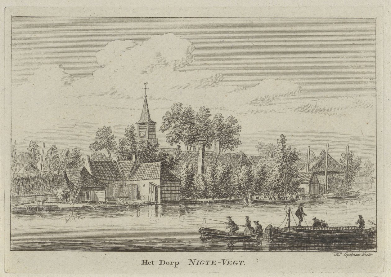 View of Nigtevecht by Hendrik Spilman