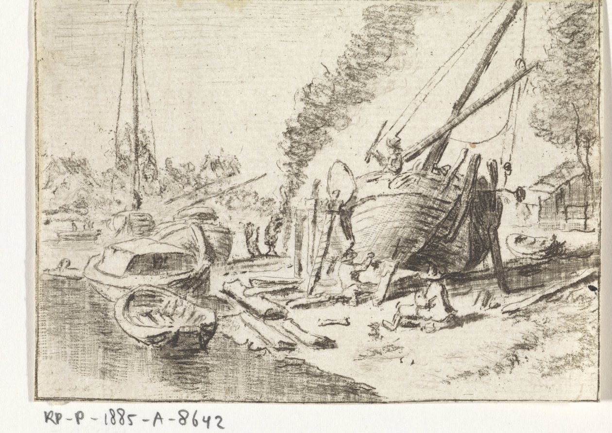 Shipyard A by Hendrik Spilman