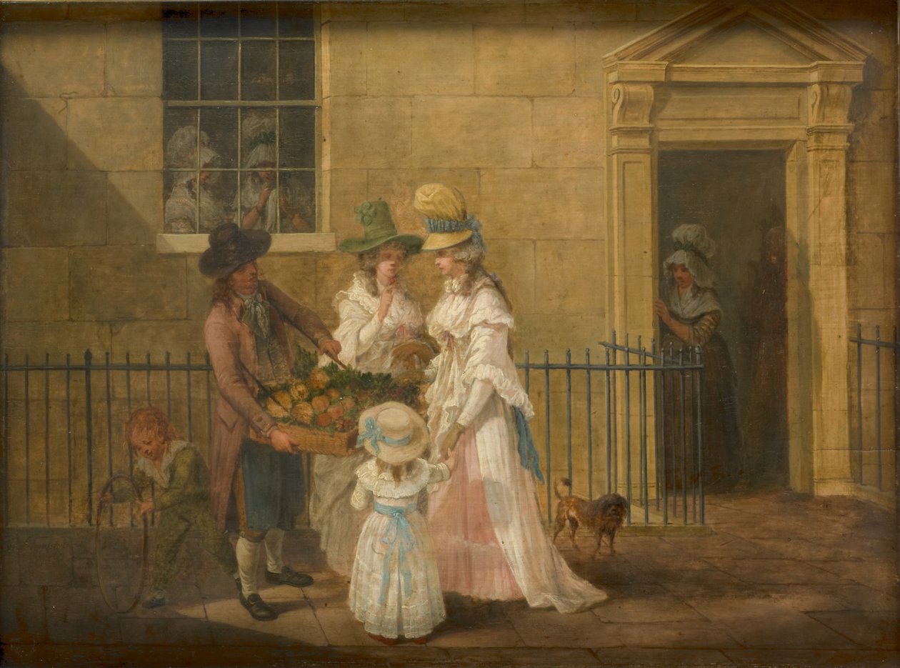 Vegetable Seller by Hendrik Willem Schweickardt