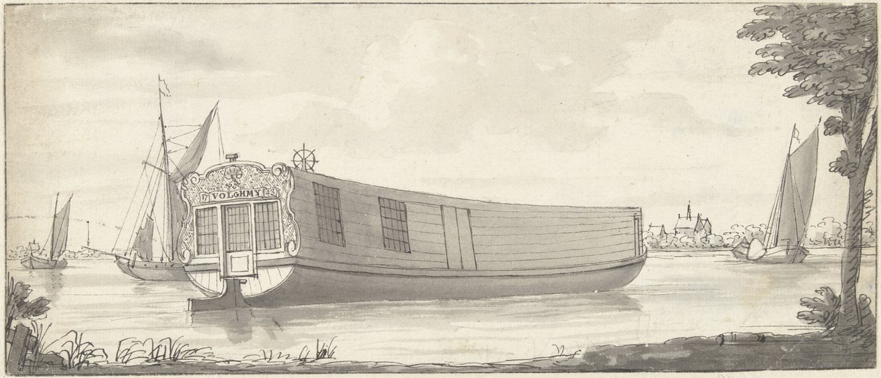 The Flying Vessel Volgh My by Hendrik de Leth