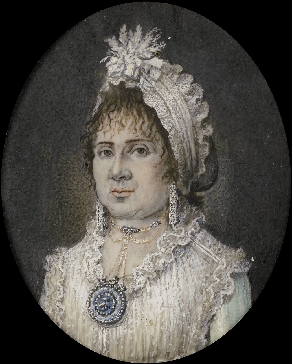 Catharina Theresia Weber (1760/61-1847), Wife of Joannes Titsingh, Amsterdam by Hendrik van Overklift (possibly)
