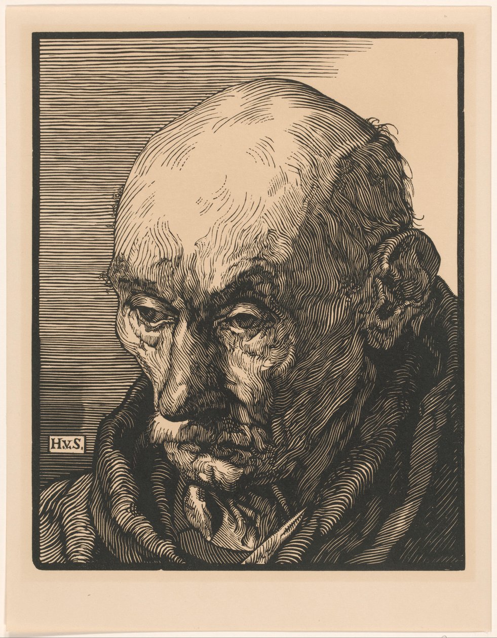 Portrait of an Unknown Old Man by Hendrik van Straten
