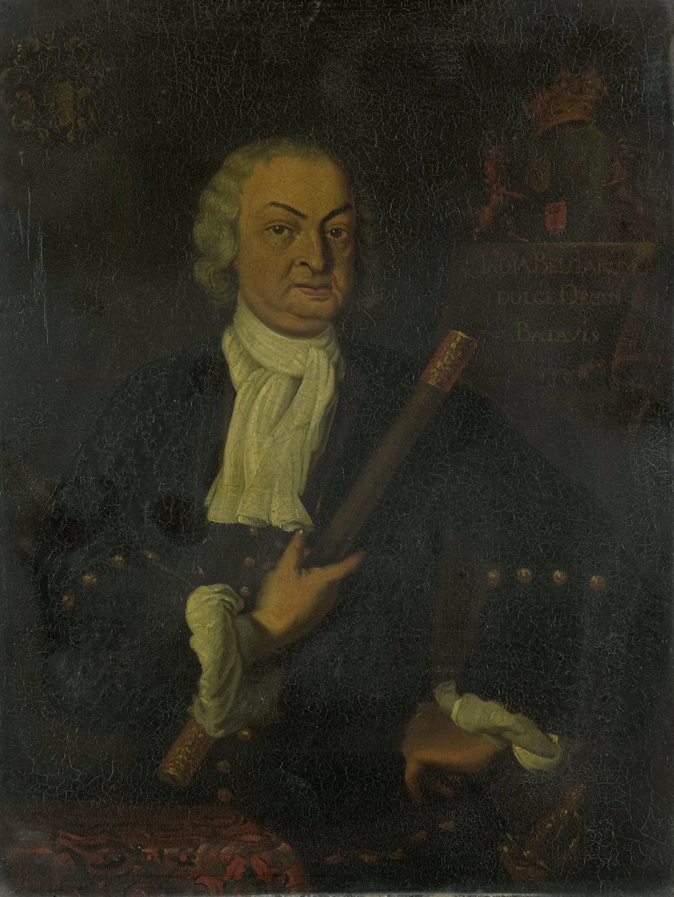 Hendrik Swaardecroon (1667-1728), Governor-General (1718-25) by Hendrik van den Bosch (copy after)