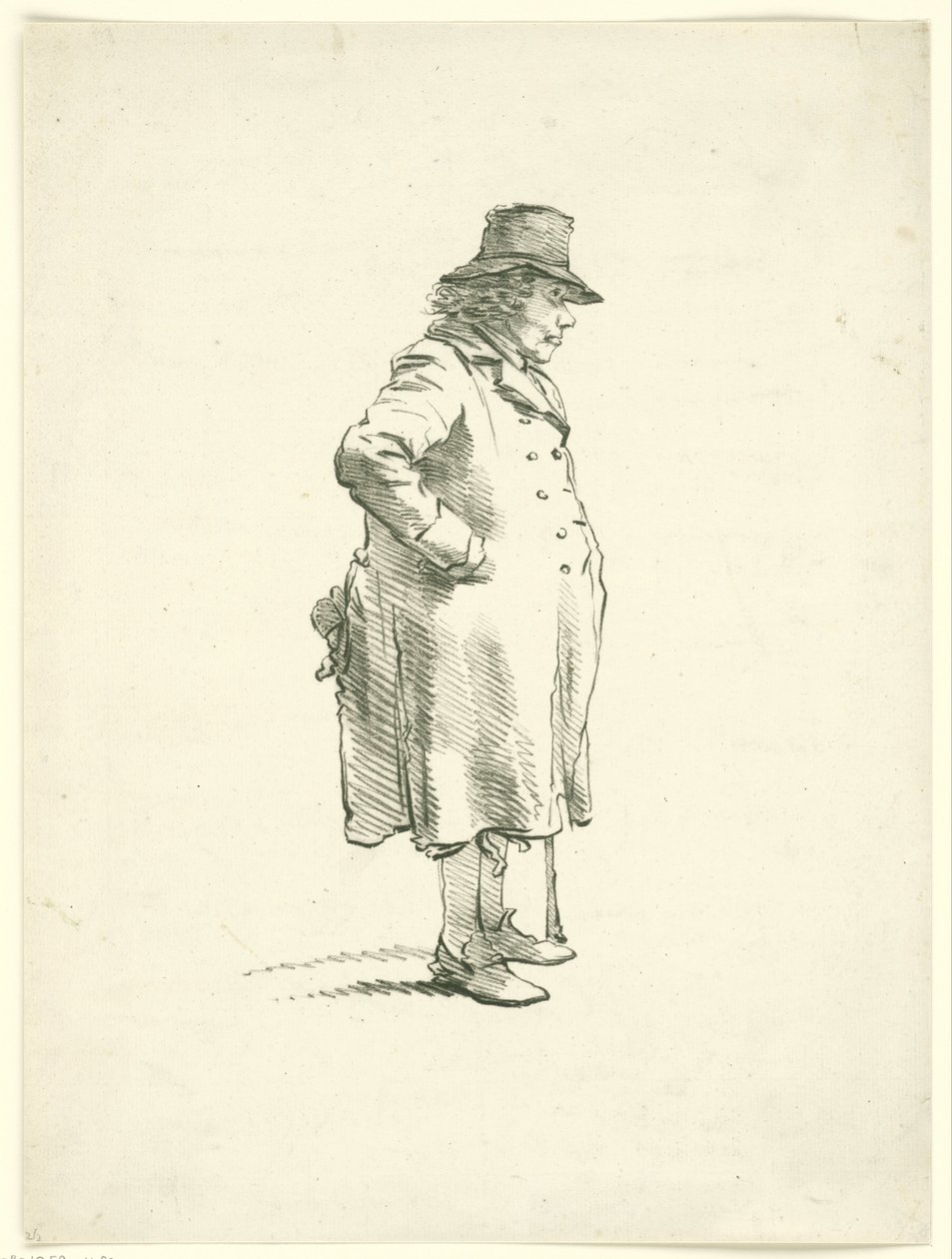 Portrait of the Beggar Hendrik Delbroeck by Hendrik van der Burgh