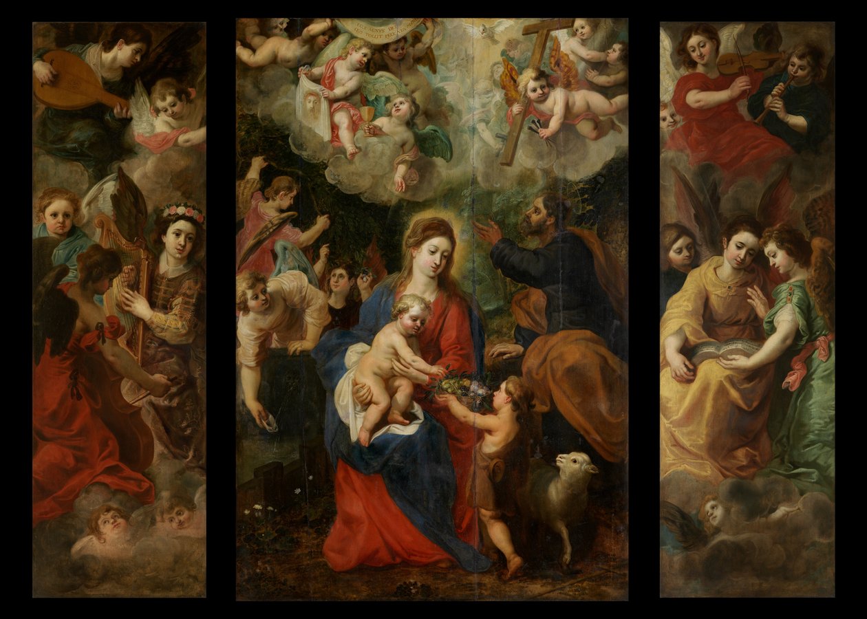 Holy Family with Angels by Hendrik van the Elder Balen