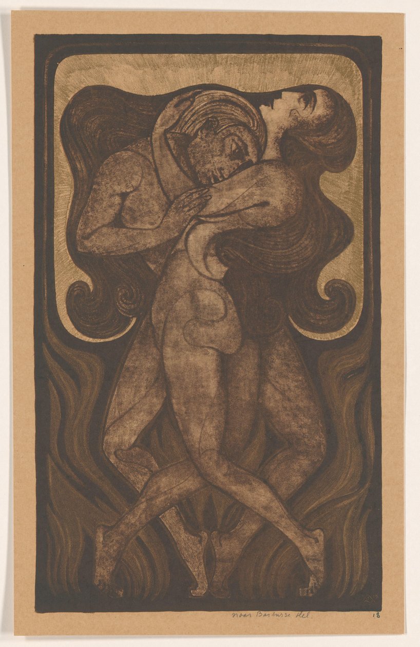 Entwined, Naked Man and Woman by Henk Schilling