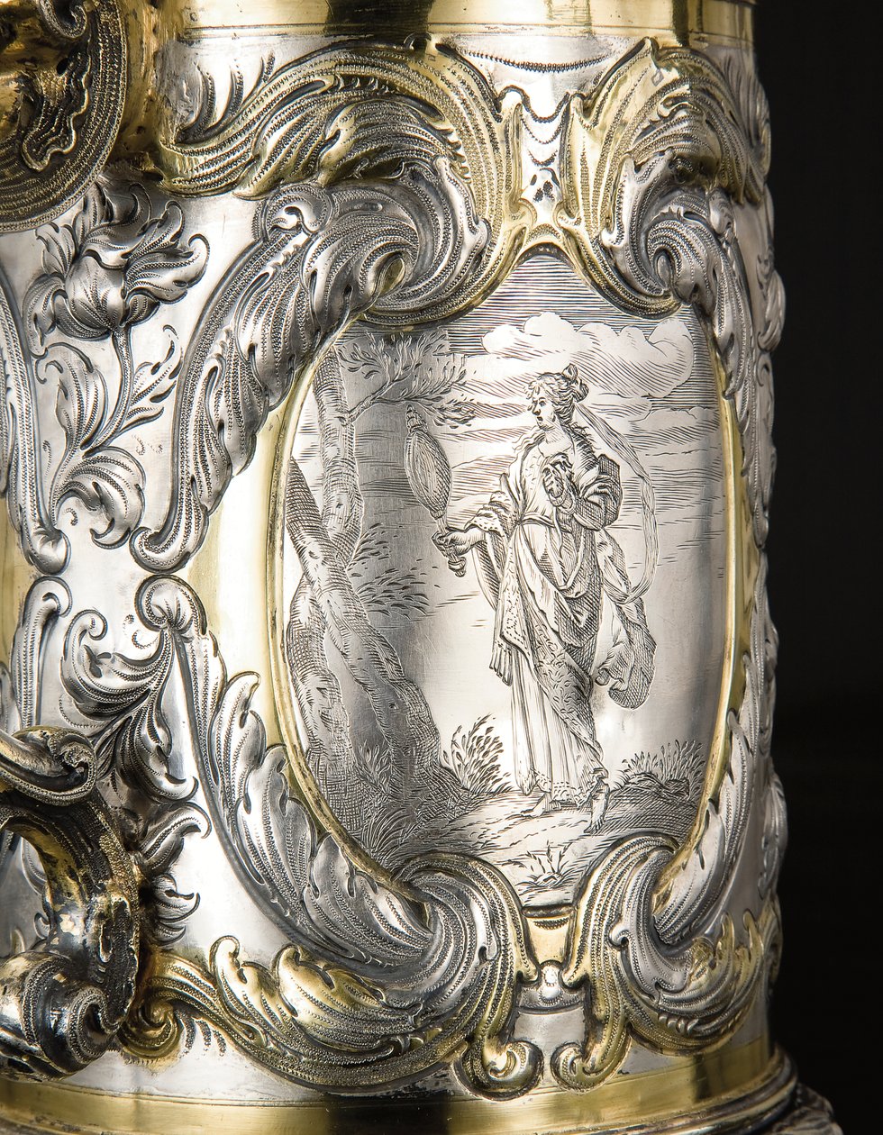Detail (of a Tankard, Danzig, c.1670) by Hennick (attr. to) Probst