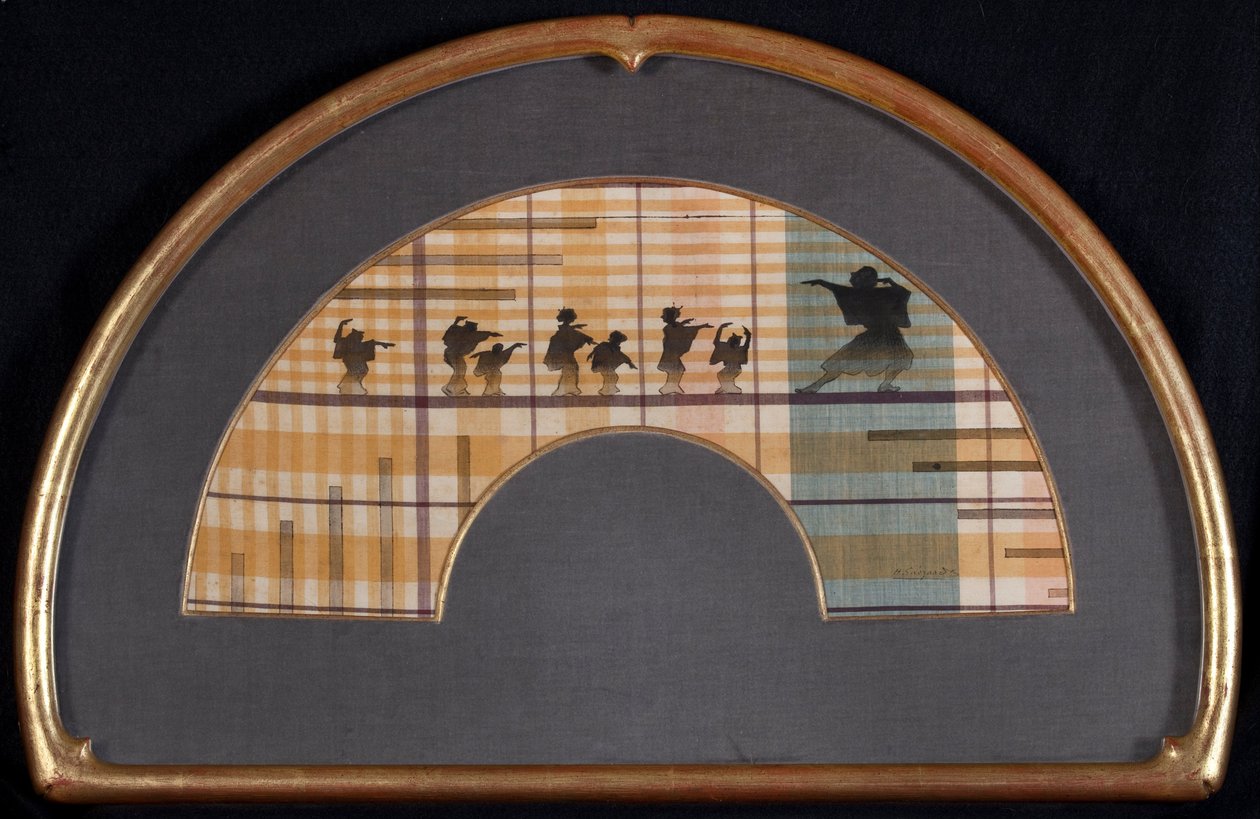 Shadow Theater Fan by Henri Charles Guérard
