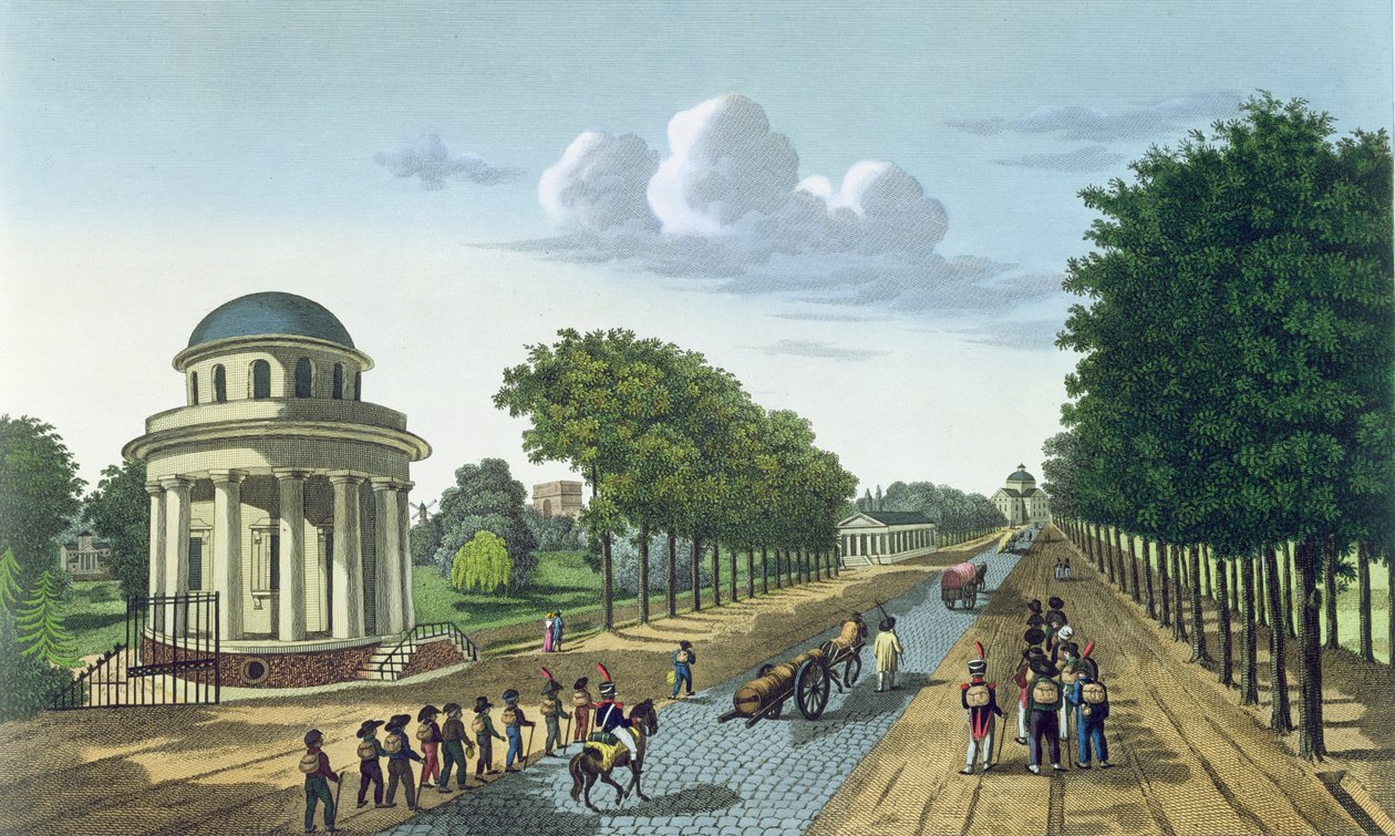 The Parc Monceaux by Henri Courvoisier Voisin