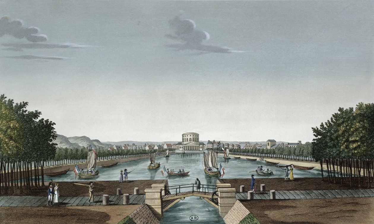 View of the Bassin du Canal de l