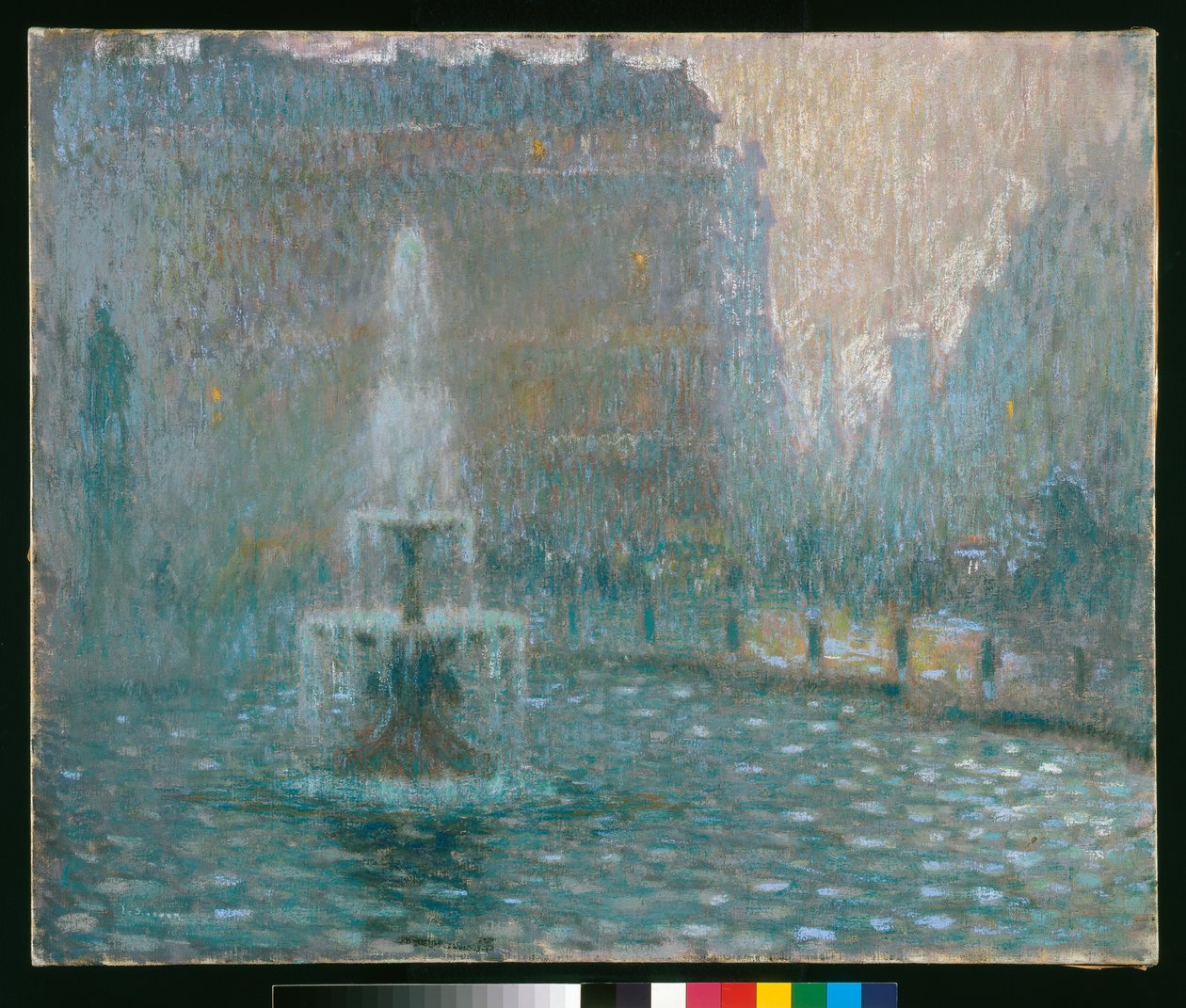 Trafalgar Square by Henri Eugene Augustin Le Sidaner