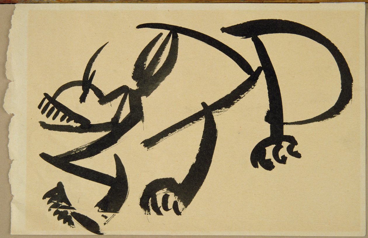 Cat About to Pounce, 1913 by Henri Gaudier Brzeska