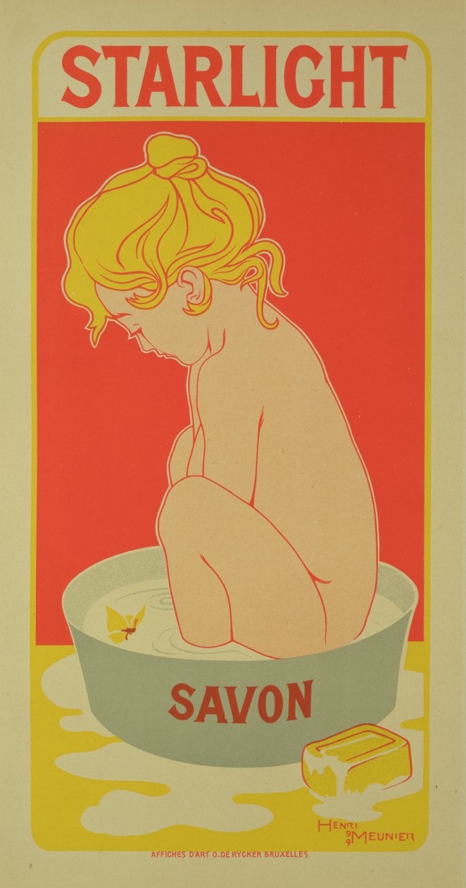 Reproduction of a Poster Advertising 