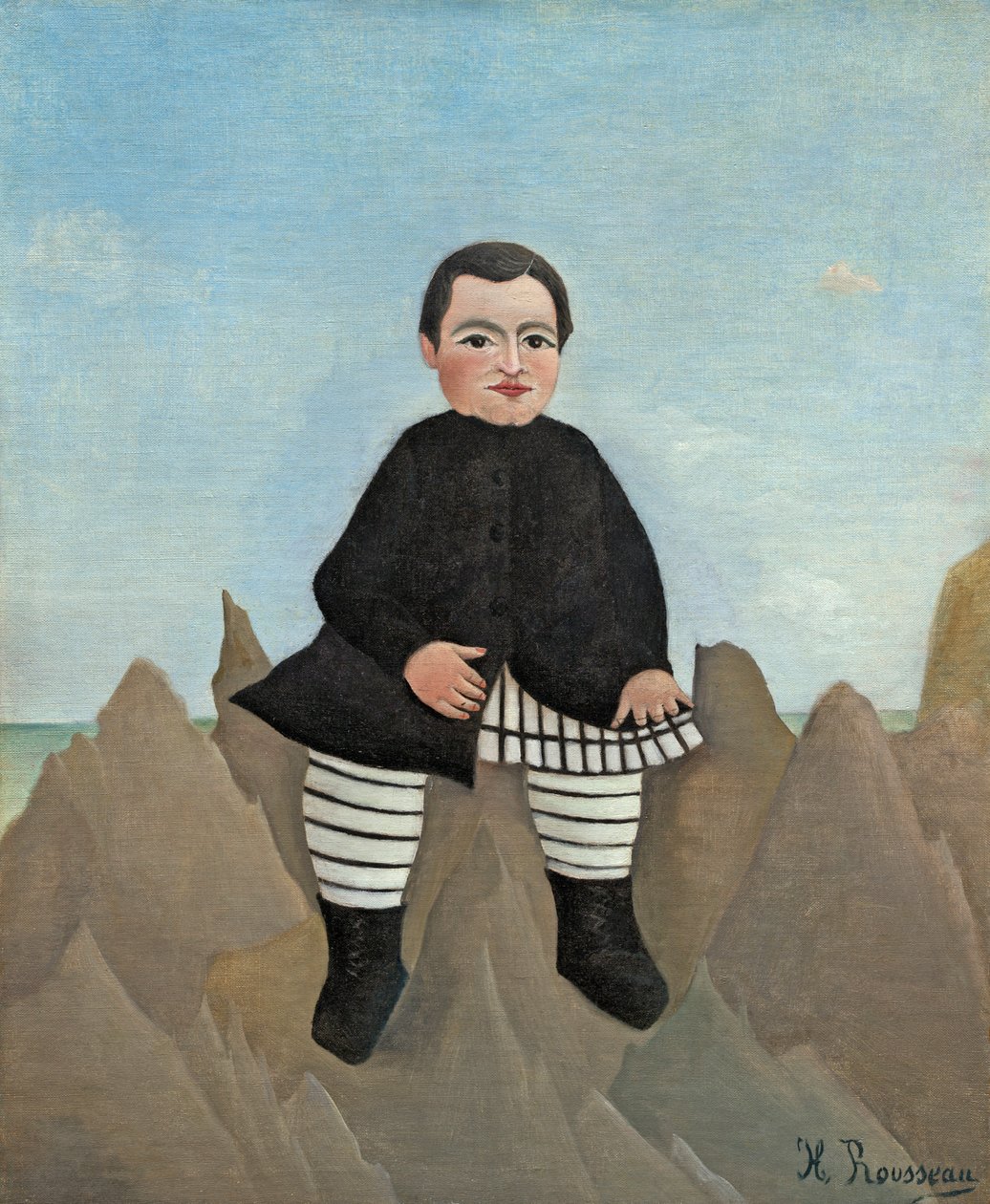 Boy on the Rocks, 1895-97 by Henri Rousseau