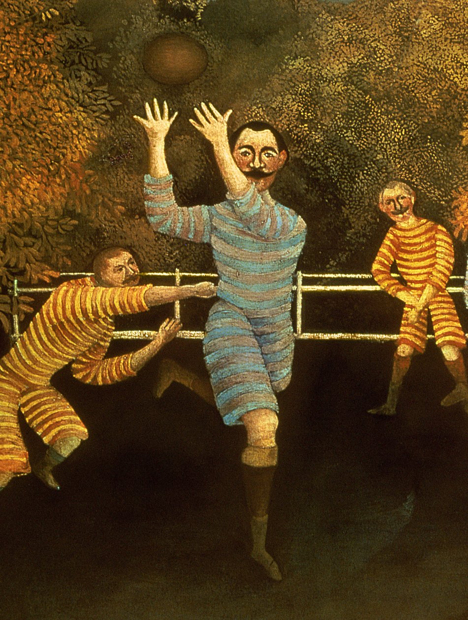 The Football Players, 1908 (detail) by Henri Rousseau