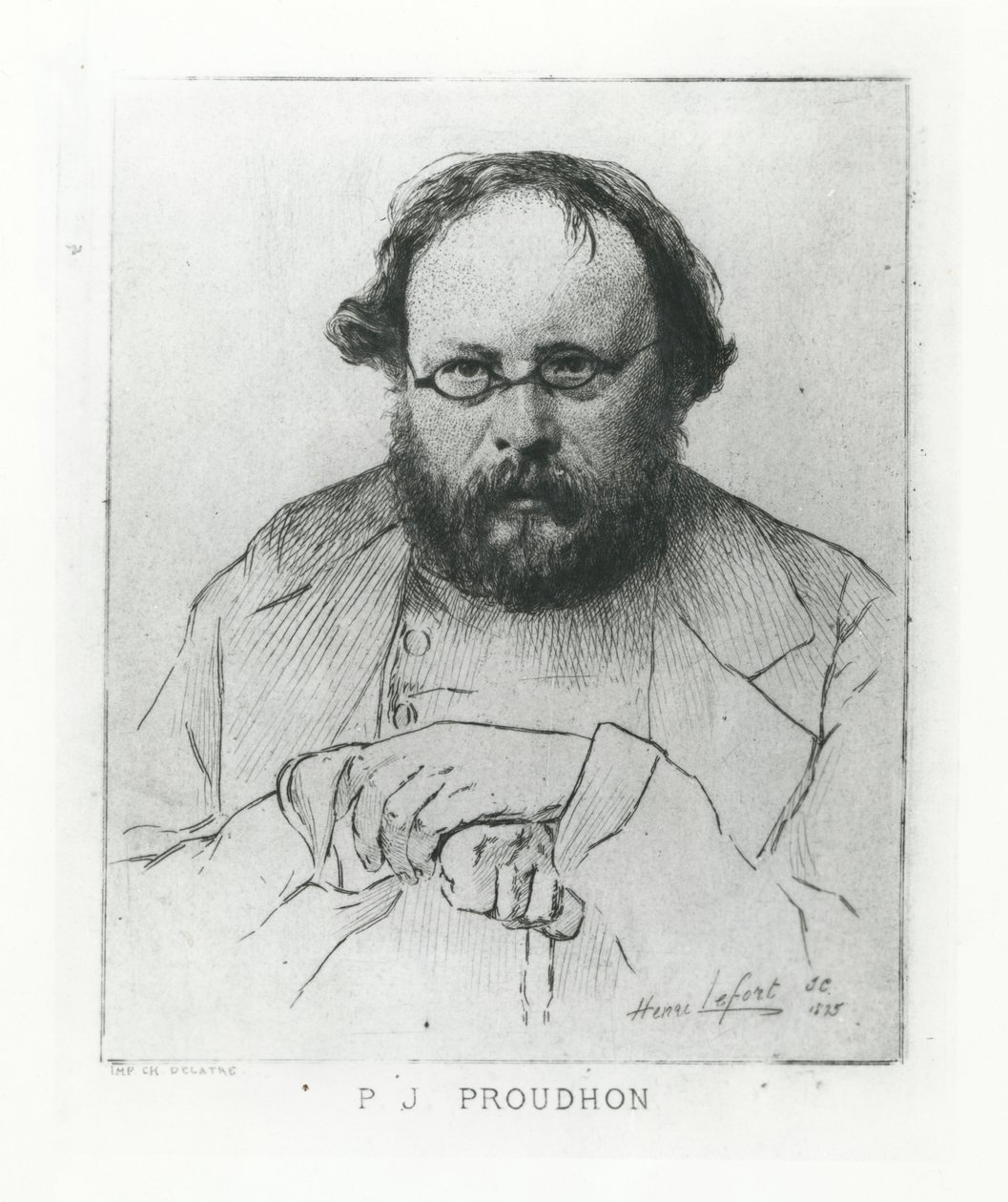 Pierre-Joseph Proudhon, 1895 by Henri Lefort