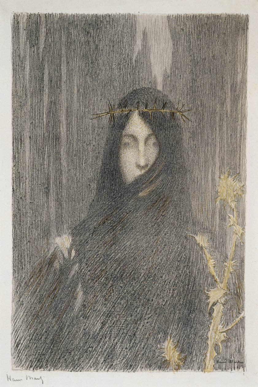 Tete de femme (Head of a Woman), 1897 by Henri Martin