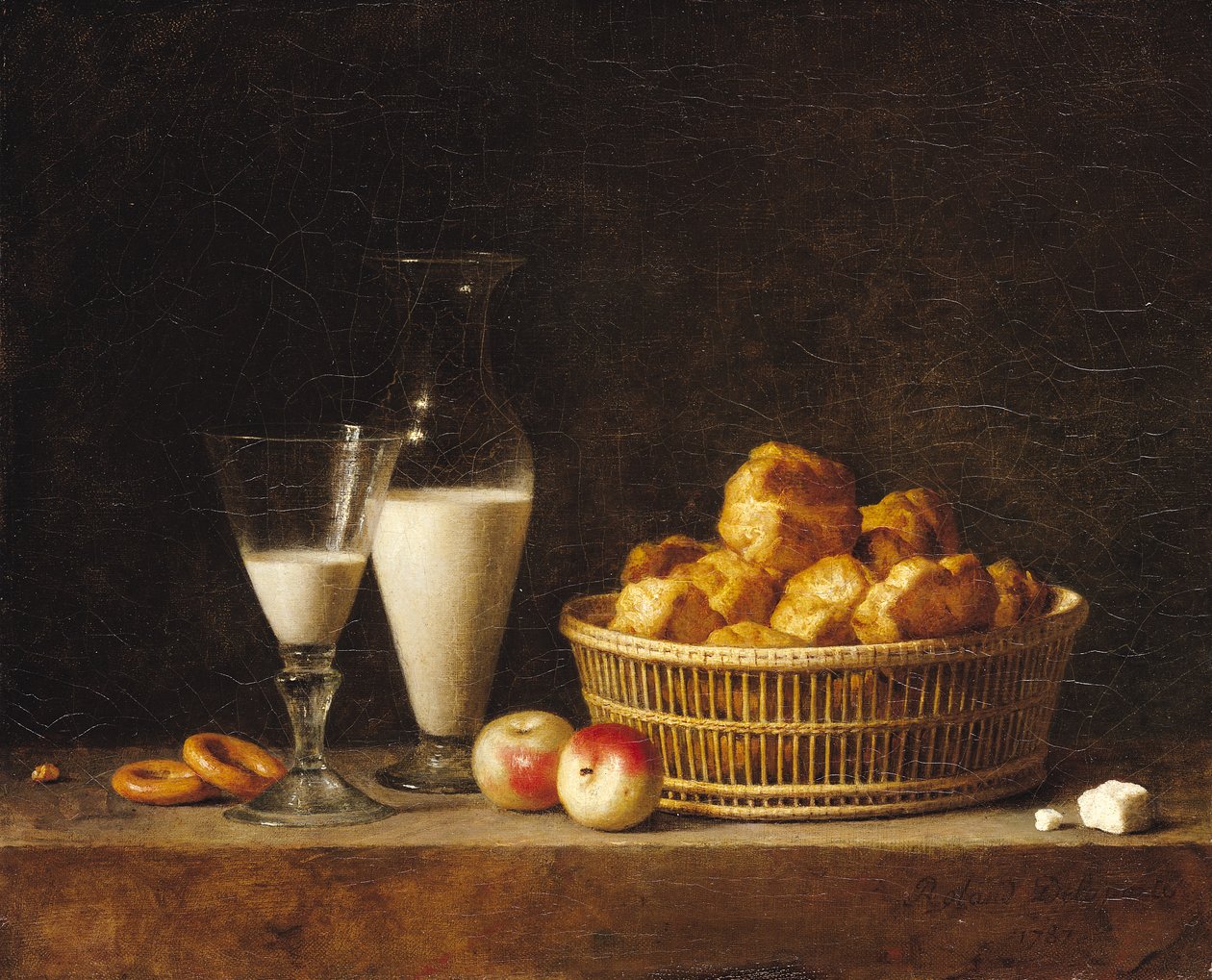 The Small Collation, or The Carafe of Orgeat, 1787 by Henri Roland de la Porte