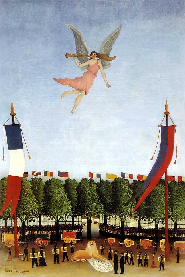 Liberty Inviting Artists by Henri Rousseau