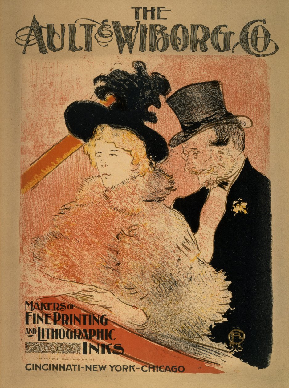At the Concert by Henri de Toulouse Lautrec