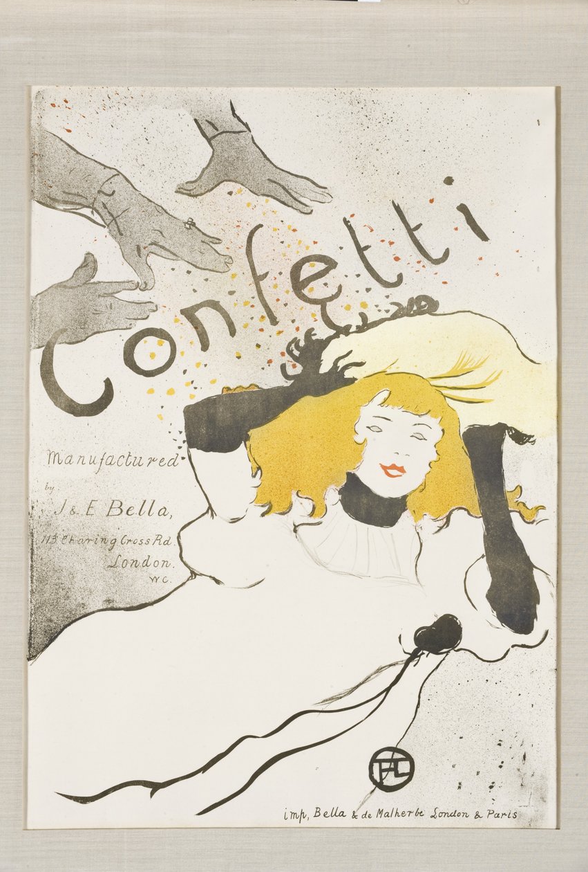 Confetti, 1894 by Henri de Toulouse Lautrec