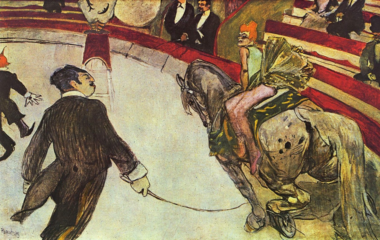 The Equestrienne at the Circus Fernando by Henri de Toulouse Lautrec