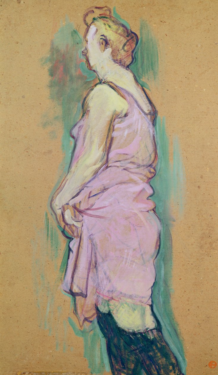 Blonde Housewife, a study for the painting 