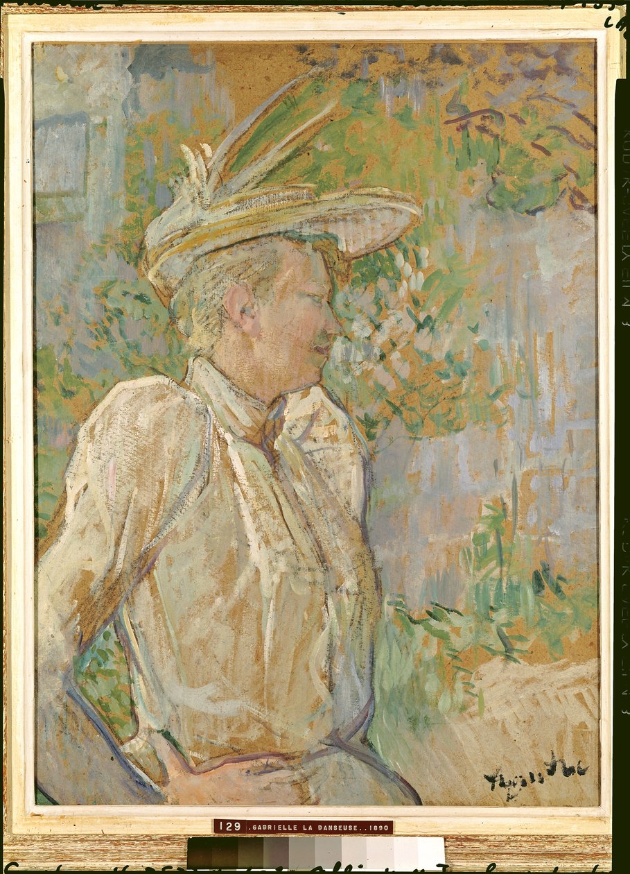 Gabrielle the Dancer by Henri de Toulouse Lautrec