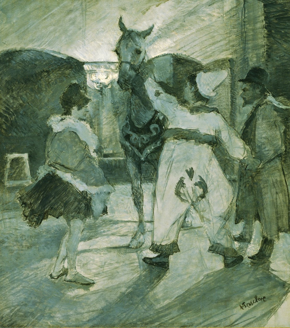 In the Wings at the Circus by Henri de Toulouse Lautrec
